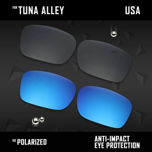 Anti Scratch Polarized Replacement Lenses for-Costa Del Mar Tuna Alley