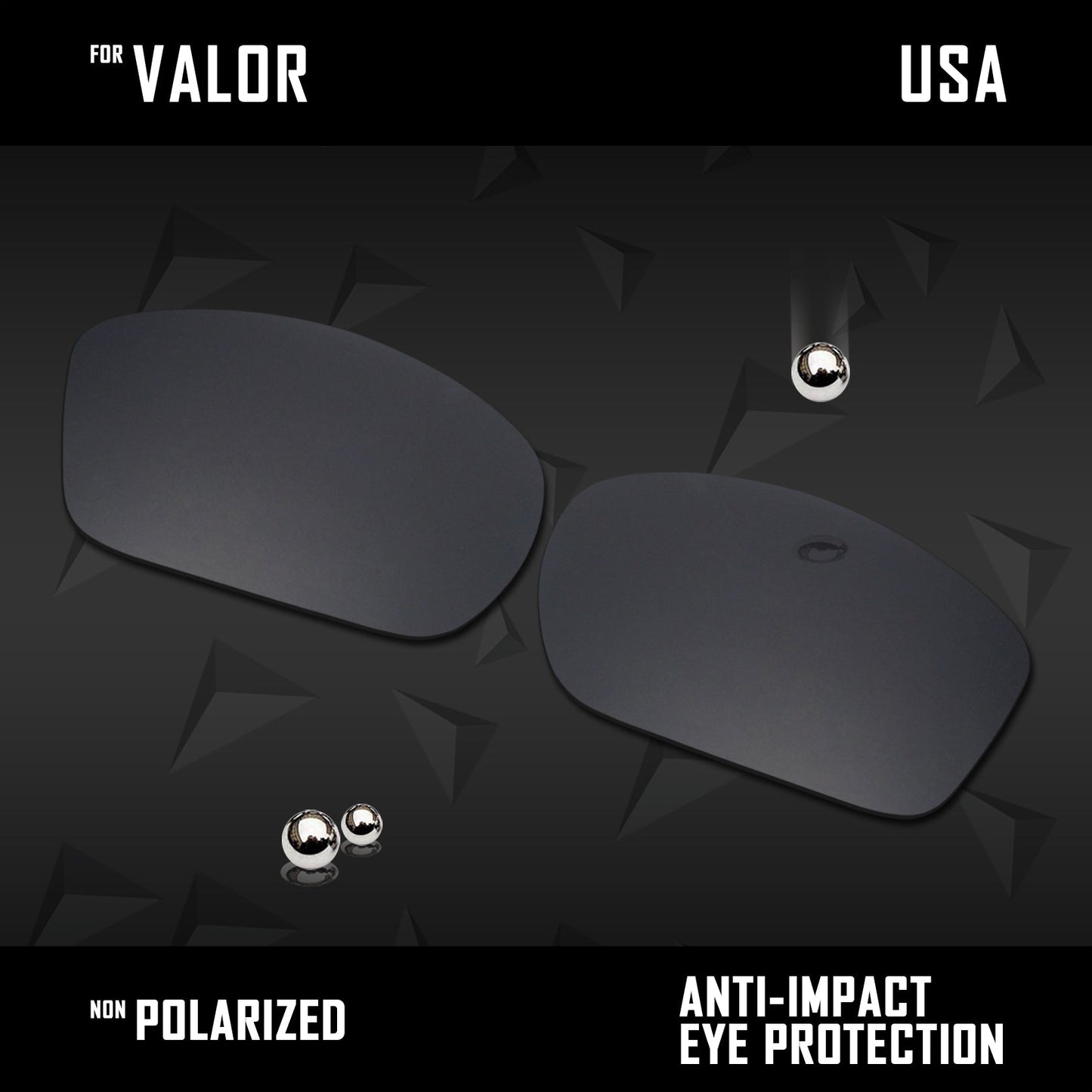 Anti Scratch Polarized Replacement Lenses for-Wiley X Valor