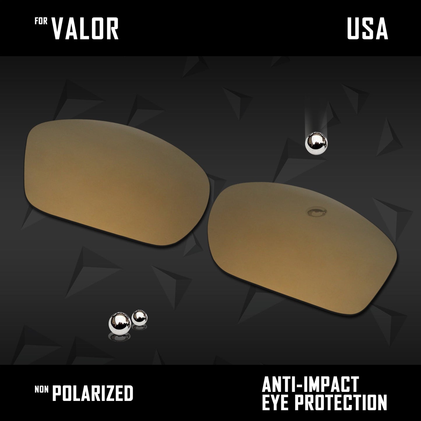 Anti Scratch Polarized Replacement Lenses for-Wiley X Valor