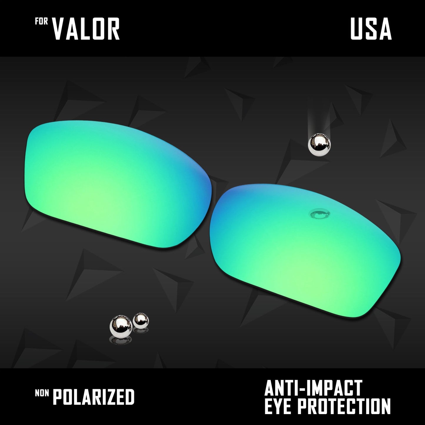 Anti Scratch Polarized Replacement Lenses for-Wiley X Valor