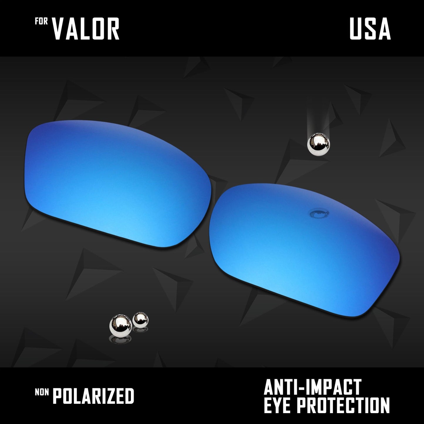 Anti Scratch Polarized Replacement Lenses for-Wiley X Valor