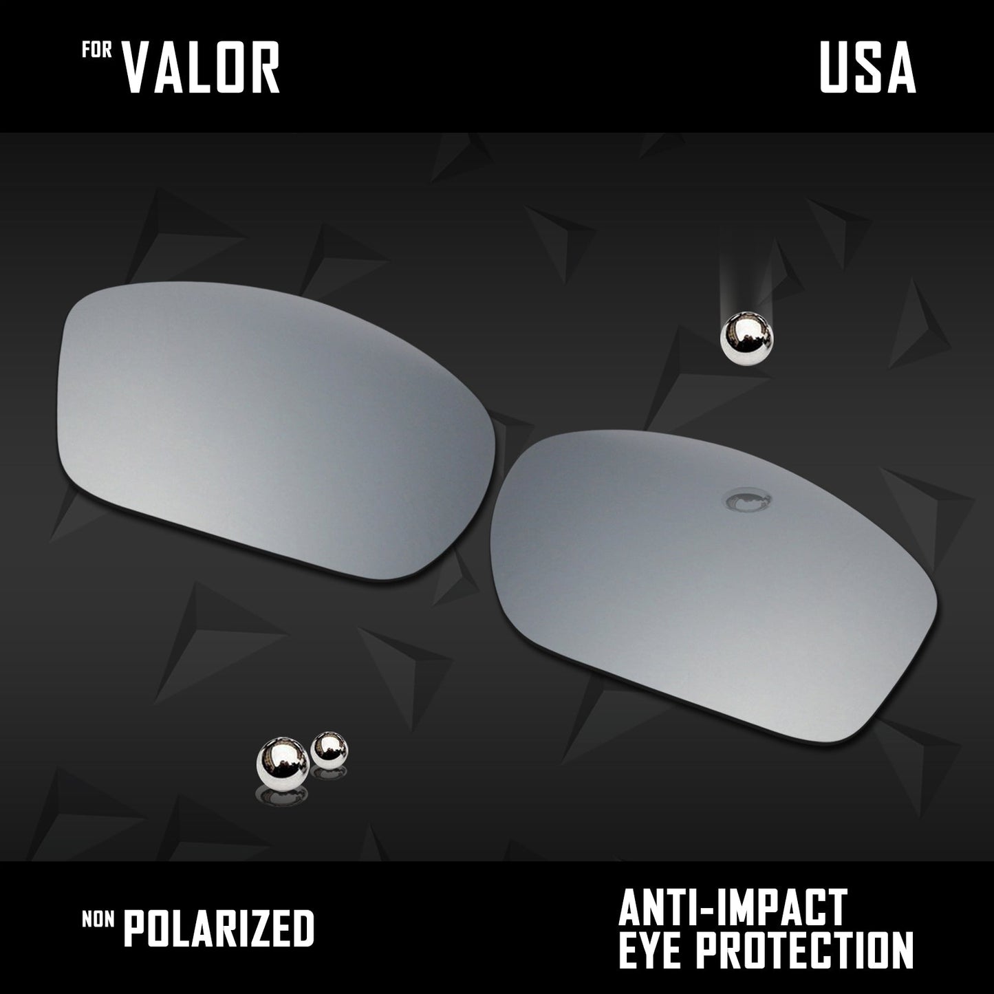 Anti Scratch Polarized Replacement Lenses for-Wiley X Valor