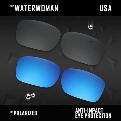 Anti Scratch Polarized Replacement Lenses for-Costa Del Mar Waterwoman