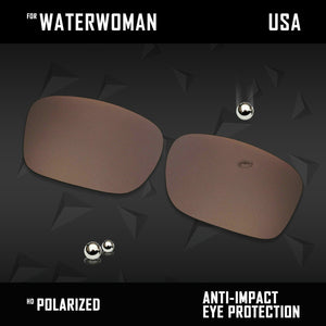 Anti Scratch Polarized Replacement Lenses for-Costa Del Mar Waterwoman