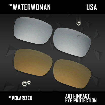 Anti Scratch Polarized Replacement Lenses for-Costa Del Mar Waterwoman