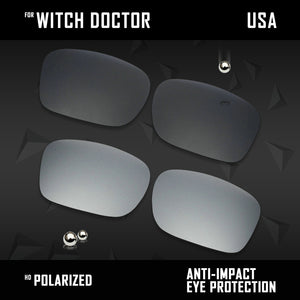 Anti Scratch Polarized Replacement Lenses for-Arnette Witch Doctor