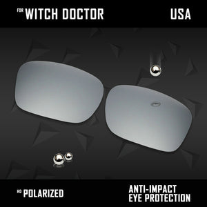 Anti Scratch Polarized Replacement Lenses for-Arnette Witch Doctor