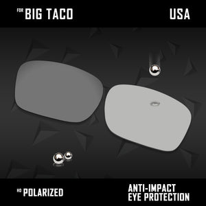 Anti Scratch Polarized Replacement Lenses for-Oakley Big Taco OO9173 Options