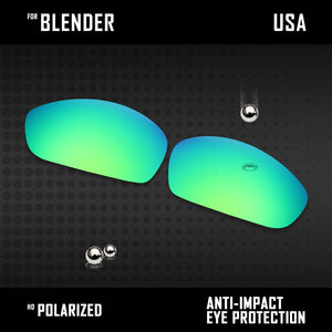 Anti Scratch Polarized Replacement Lenses for-Oakley Blender OO4059 Options