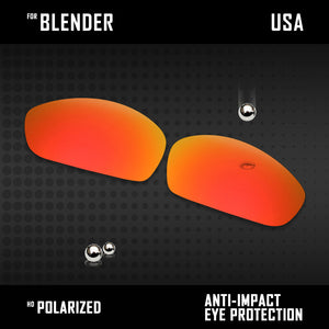 Anti Scratch Polarized Replacement Lenses for-Oakley Blender OO4059 Options