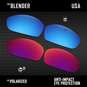 Anti Scratch Polarized Replacement Lenses for-Oakley Blender OO4059 Options
