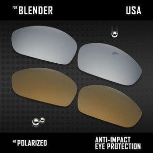 Anti Scratch Polarized Replacement Lenses for-Oakley Blender OO4059 Options