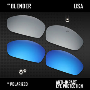 Anti Scratch Polarized Replacement Lenses for-Oakley Blender OO4059 Options