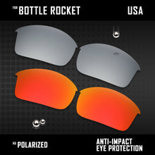 Load image into Gallery viewer, Anti Scratch Polarized Replacement Lenses for-Oakley Bottle Rocket OO9164 Opt