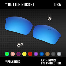 Anti Scratch Polarized Replacement Lenses for-Oakley Bottle Rocket OO9164 Opt
