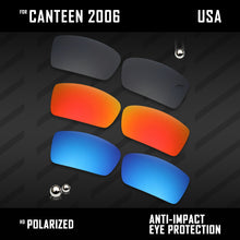Load image into Gallery viewer, Anti Scratch Polarized Replacement Lenses for-Oakley Canteen 2006 Options