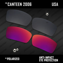 Load image into Gallery viewer, Anti Scratch Polarized Replacement Lenses for-Oakley Canteen 2006 Options