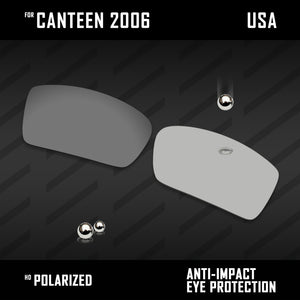 Anti Scratch Polarized Replacement Lenses for-Oakley Canteen 2006 Options