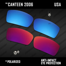 Load image into Gallery viewer, Anti Scratch Polarized Replacement Lenses for-Oakley Canteen 2006 Options