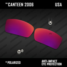 Load image into Gallery viewer, Anti Scratch Polarized Replacement Lenses for-Oakley Canteen 2006 Options