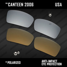 Load image into Gallery viewer, Anti Scratch Polarized Replacement Lenses for-Oakley Canteen 2006 Options