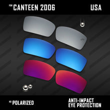 Load image into Gallery viewer, Anti Scratch Polarized Replacement Lenses for-Oakley Canteen 2006 Options