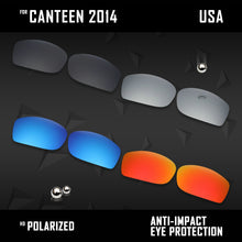 Load image into Gallery viewer, Anti Scratch Polarized Replacement Lenses for-Oakley Canteen 2014 OO9225 Opt