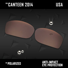 Load image into Gallery viewer, Anti Scratch Polarized Replacement Lenses for-Oakley Canteen 2014 OO9225 Opt