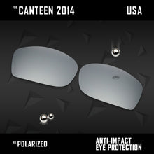 Load image into Gallery viewer, Anti Scratch Polarized Replacement Lenses for-Oakley Canteen 2014 OO9225 Opt