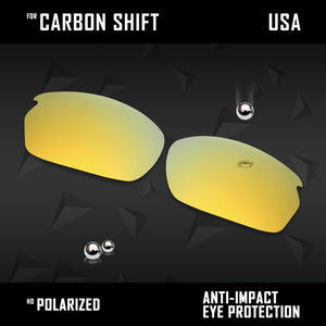 Anti Scratch Polarized Replacement Lenses for-Oakley Carbon Shift OO9302 Opt