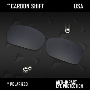 Anti Scratch Polarized Replacement Lenses for-Oakley Carbon Shift OO9302 Opt