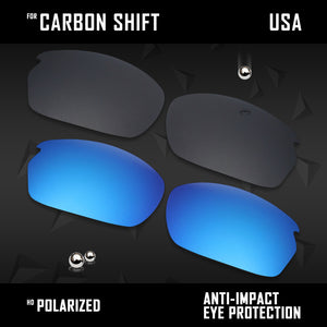 Anti Scratch Polarized Replacement Lenses for-Oakley Carbon Shift OO9302 Opt