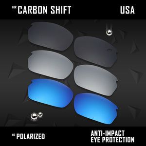 Anti Scratch Polarized Replacement Lenses for-Oakley Carbon Shift OO9302 Opt
