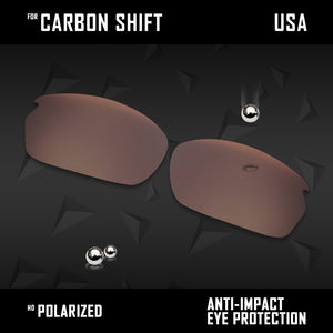 Anti Scratch Polarized Replacement Lenses for-Oakley Carbon Shift OO9302 Opt