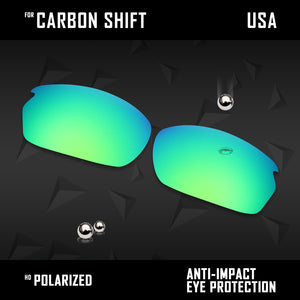 Anti Scratch Polarized Replacement Lenses for-Oakley Carbon Shift OO9302 Opt