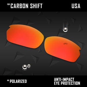 Anti Scratch Polarized Replacement Lenses for-Oakley Carbon Shift OO9302 Opt