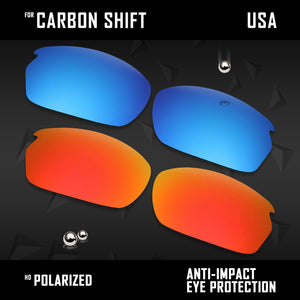 Anti Scratch Polarized Replacement Lenses for-Oakley Carbon Shift OO9302 Opt