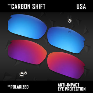 Anti Scratch Polarized Replacement Lenses for-Oakley Carbon Shift OO9302 Opt