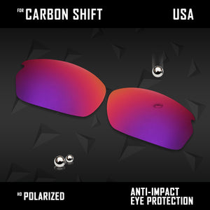 Anti Scratch Polarized Replacement Lenses for-Oakley Carbon Shift OO9302 Opt