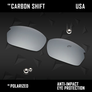 Anti Scratch Polarized Replacement Lenses for-Oakley Carbon Shift OO9302 Opt