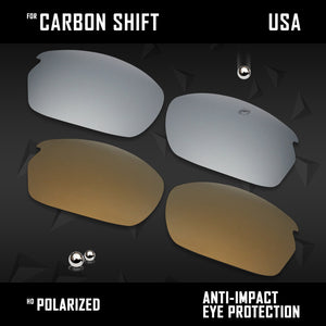 Anti Scratch Polarized Replacement Lenses for-Oakley Carbon Shift OO9302 Opt