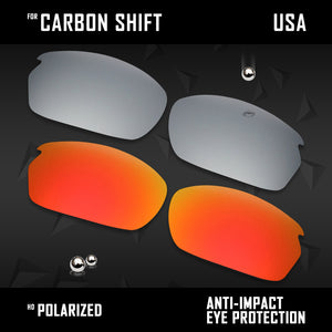 Anti Scratch Polarized Replacement Lenses for-Oakley Carbon Shift OO9302 Opt