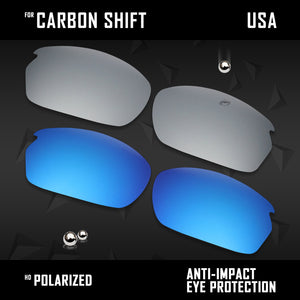 Anti Scratch Polarized Replacement Lenses for-Oakley Carbon Shift OO9302 Opt
