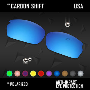 Anti Scratch Polarized Replacement Lenses for-Oakley Carbon Shift OO9302 Opt