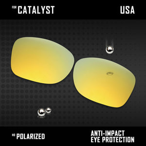 Anti Scratch Polarized Replacement Lenses for-Oakley Catalyst OO9272 Options