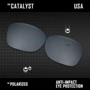 Anti Scratch Polarized Replacement Lenses for-Oakley Catalyst OO9272 Options