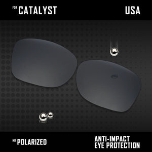 Anti Scratch Polarized Replacement Lenses for-Oakley Catalyst OO9272 Options