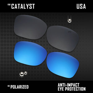 Anti Scratch Polarized Replacement Lenses for-Oakley Catalyst OO9272 Options