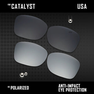 Anti Scratch Polarized Replacement Lenses for-Oakley Catalyst OO9272 Options