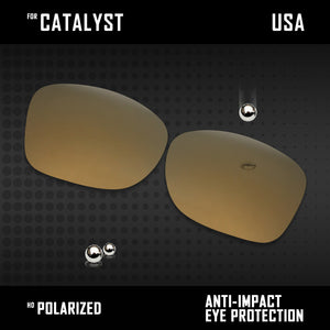 Anti Scratch Polarized Replacement Lenses for-Oakley Catalyst OO9272 Options